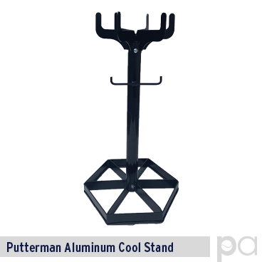 Putterman Aluminum Cooler Stand， 5 Gallon (Black)-